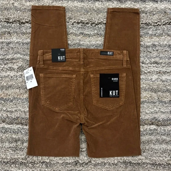 Kut From The Kloth Diana Corduroy Skinny Jeans Sz 00 NWTKUT Diana Skinny NEW-